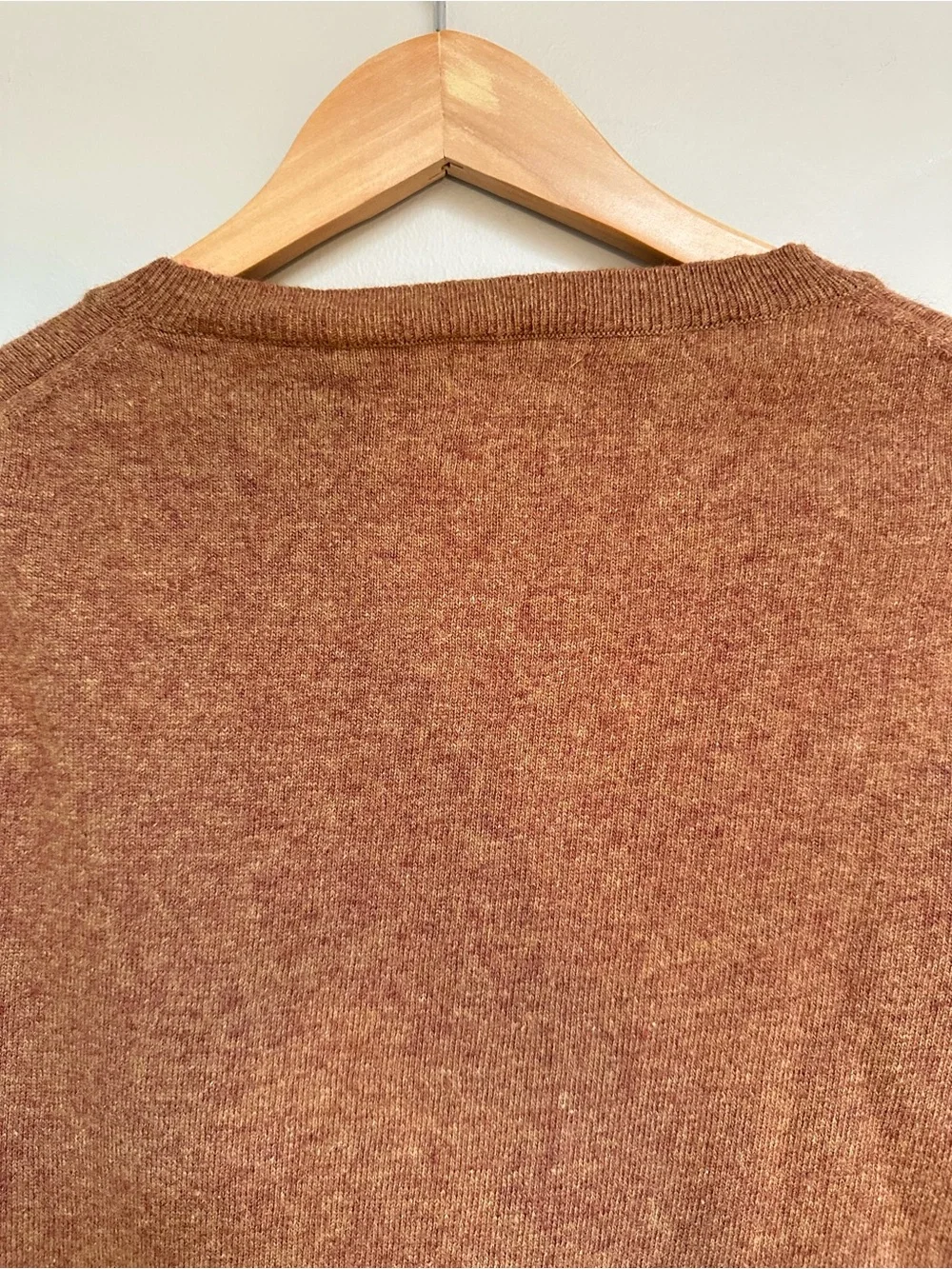 J.Crew Teddie Crewneck Sweater Brown Merino Cotton Blend Women’s Medium